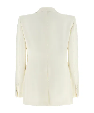 Tom Ford Single-breasted Long-sleeved Suit Jacket In Gray