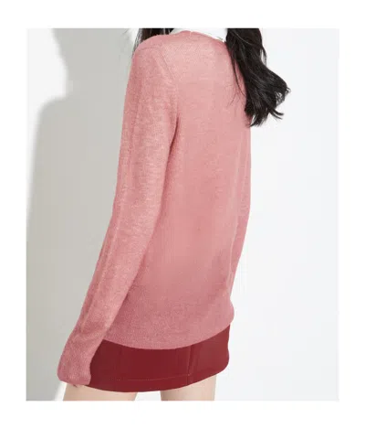 Maxco. Long-sleeved Pullover In Pink
