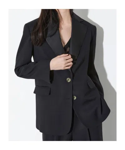 Maxco. Single-breasted Suit Jacket In Black