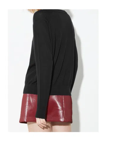 Maxco. Wool Pullover Sweater In Black