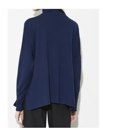 Maxco. Wool Turtleneck Sweater In Blue