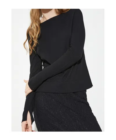 Maxco. Boat Collar Pullover In Black