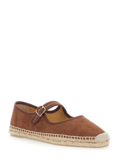 Castaã±er Padua Buckle-strap Espadrilles In Brown