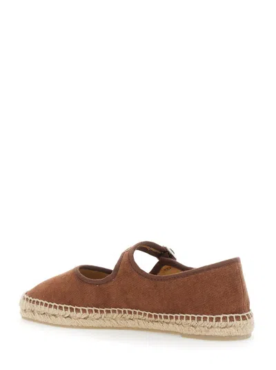 Castaã±er Padua Buckle-strap Espadrilles In Brown