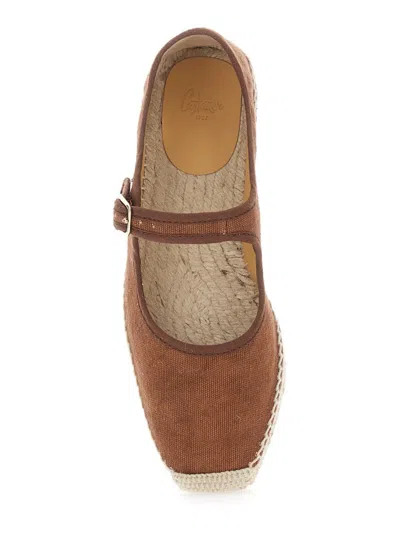 Castaã±er Padua Buckle-strap Espadrilles In Brown