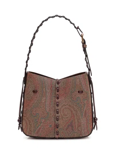 Etro Pouch Slg In Brown