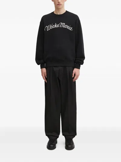 Wacko Maria Logo-detail Sweatshirt In Black