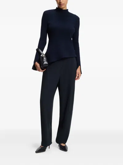 Hugo Boss Patch-pocket Trousers In Multi