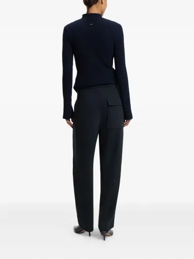 Hugo Boss Patch-pocket Trousers In Multi