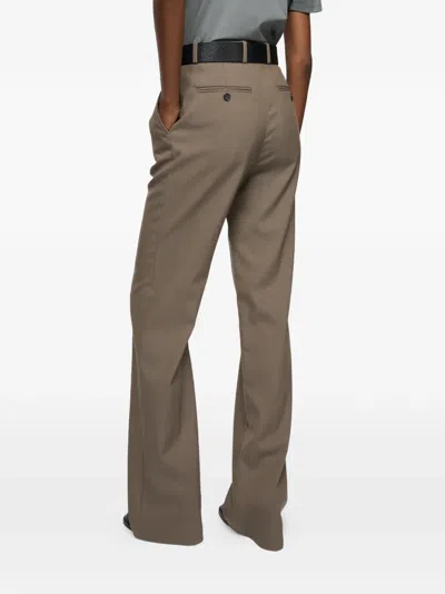 Acne Studios Button Trousers In Neutral