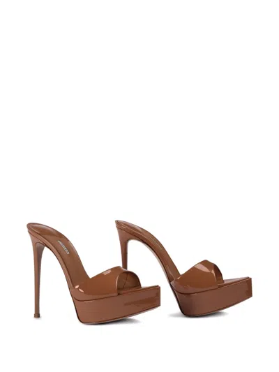 Le Silla Stiletto-heel Sandals In Brown