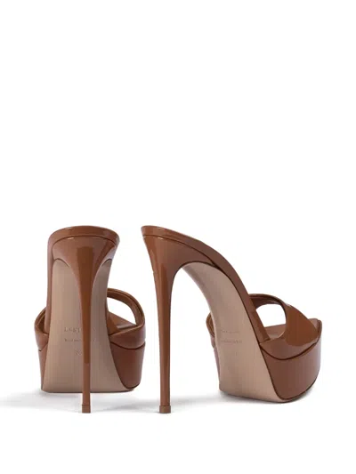 Le Silla Stiletto-heel Sandals In Brown