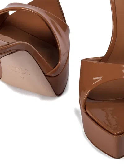 Le Silla Stiletto-heel Sandals In Brown