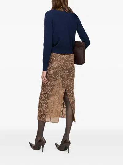 Acne Studios Buttoned Cardigan In Blue