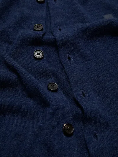Acne Studios Buttoned Cardigan In Blue