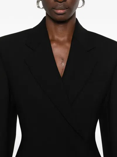 Sportmax Boxy Lapel Suit In Black