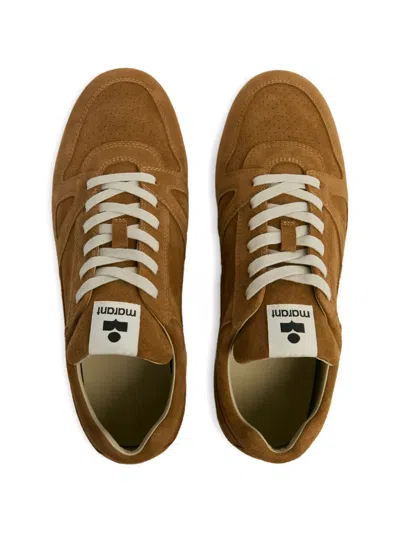 Isabel Marant Perforated Low Sneakers In Brown