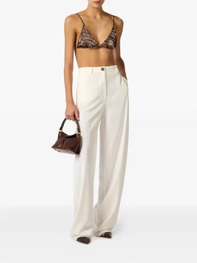 Elisabetta Franchi Alligator-print Bra In Multi