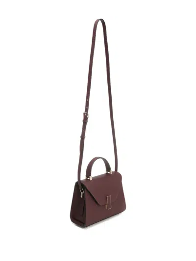 Valextra Iside Mini Bag Adjustable Strap Top Handle In Red