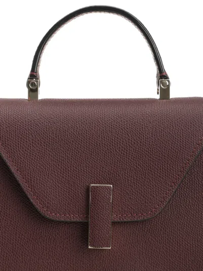 Valextra Iside Mini Bag Adjustable Strap Top Handle In Red