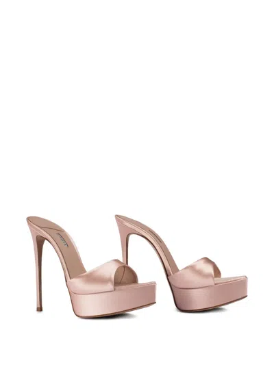 Le Silla Platform-heel Sandals In Pink