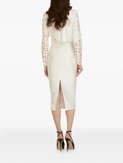 Araftu Cut-out Suit In White