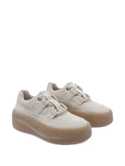 Vic Matie Suede Sneakers In Neutral