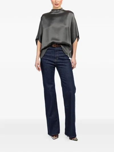 缎面斗篷式罩衫