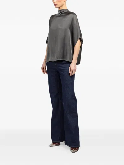 缎面斗篷式罩衫