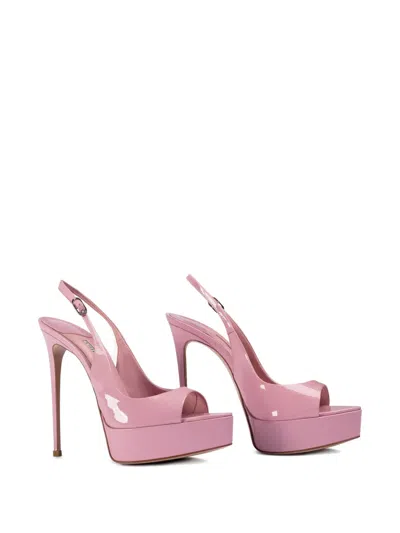 Le Silla Uma Slingback Platform Pumps In Pink