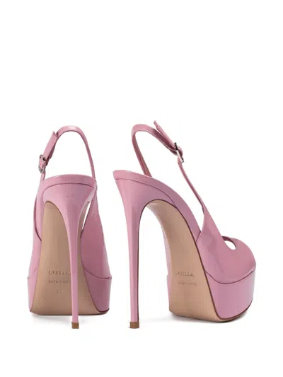 Le Silla Uma Slingback Platform Pumps In Pink
