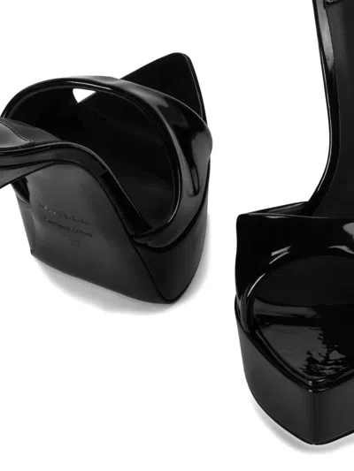 Le Silla Uma Platform Mules In Black