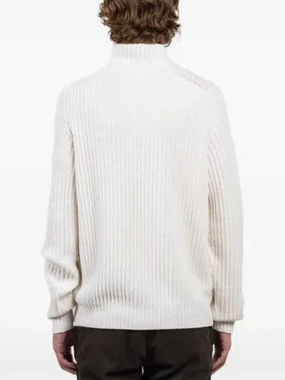 04651/trip In A Bag Ribbed Mock-neck Sweater In White