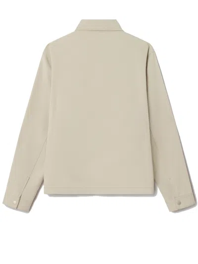 Carrer Cercs Twill Overshirt In Neutral