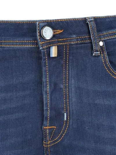 Jacob Cohen Five-pocket Trousers In Blue