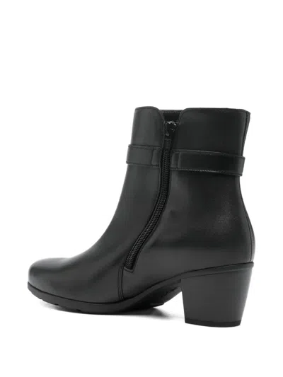 Gabor Buckle Booties In Black