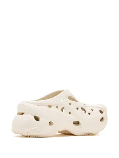 Crocs Caged Cut-out Clogs In White