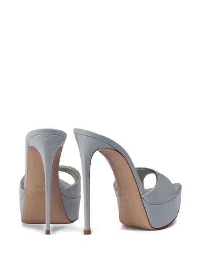 Le Silla Stiletto-heel Sandals In Gray