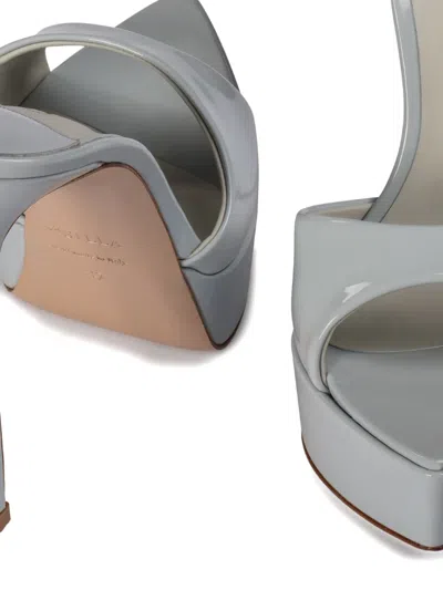 Le Silla Stiletto-heel Sandals In Gray