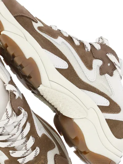 Ash Paneled Sneakers In Brown