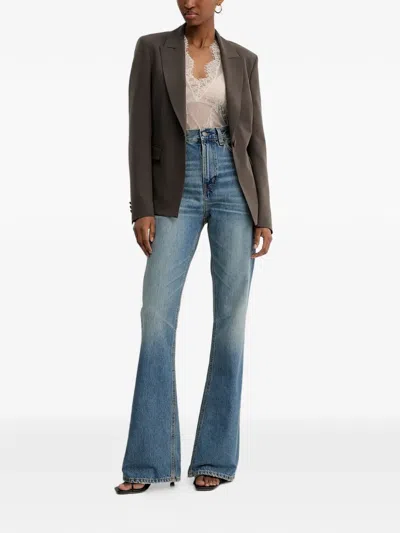 Blugirl Peak-lapel Blazer And Top Set (set Of Two) In White