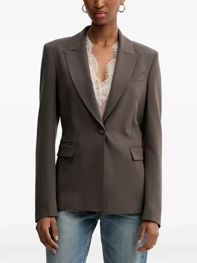 Blugirl Peak-lapel Blazer And Top Set (set Of Two) In White