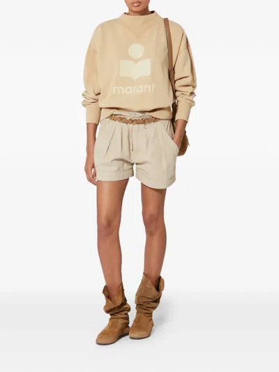 Isabel Marant Logo-print Sweatshirt In Brown