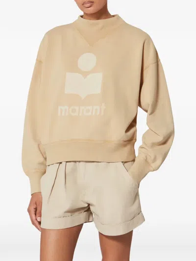 Isabel Marant Logo-print Sweatshirt In Brown