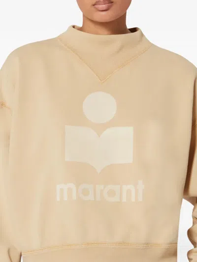 Isabel Marant Logo-print Sweatshirt In Brown