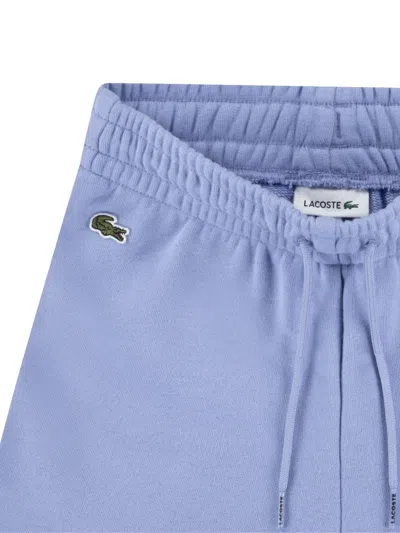Lacoste Logo-detail Drawstring Track Pants In Blue