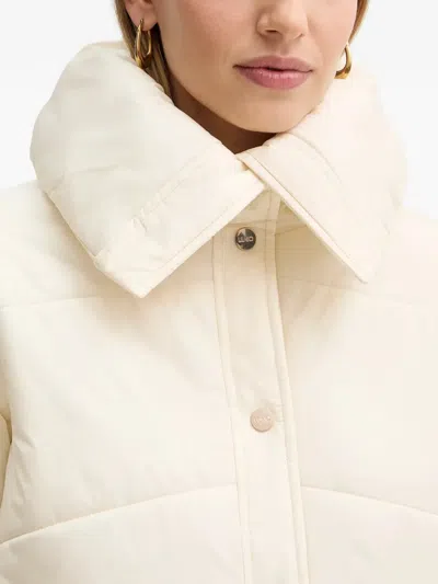 Liu •jo Quilted Puffer Jacket In White