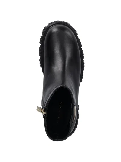 Baldinini Lug-sole Ankle Boots In Black