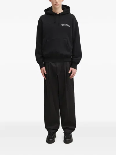 Wacko Maria Drawstring Hoodie In Black