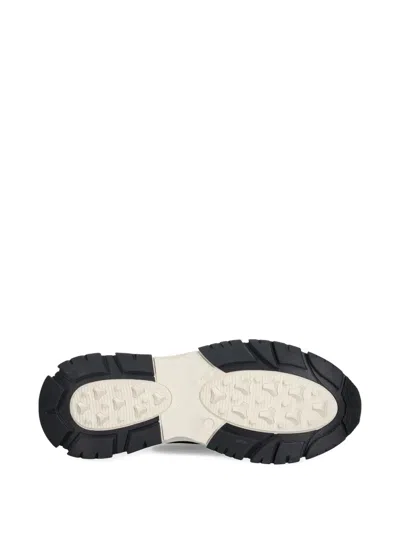 Baldinini Lace-up Panelled Sneakers In Multi